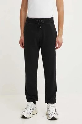 Zdjęcie produktu Superdry spodnie dresowe kolor czarny gładkie