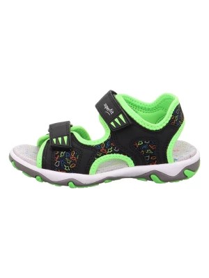 Zdjęcie produktu superfit Sandały "Mike 3.0" w kolorze czarno-zielonym rozmiar: 31