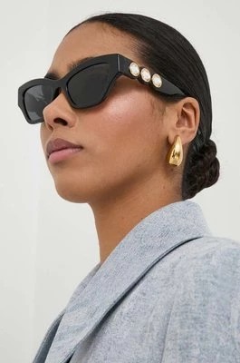 Zdjęcie produktu Swarovski okulary przeciwsłoneczne IMBER damskie kolor czarny