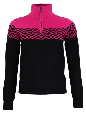Zdjęcie produktu Peak Mountain Sweter w kolorze różowo-czarnym rozmiar: L