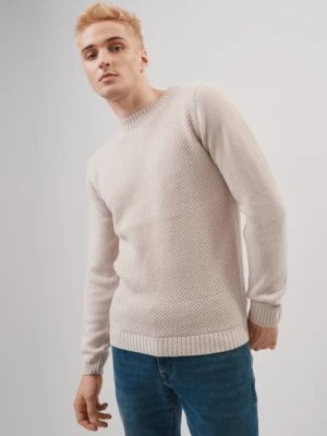 Zdjęcie produktu Sweter beżowy męski OCHNIK