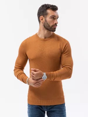 Zdjęcie produktu Elegancki sweter męski - camel V12 E177
 -                                    XXL