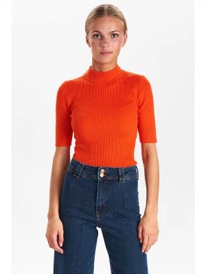 Zdjęcie produktu NÜMPH Sweter "Nubia" w kolorze pomarańczowym rozmiar: XL