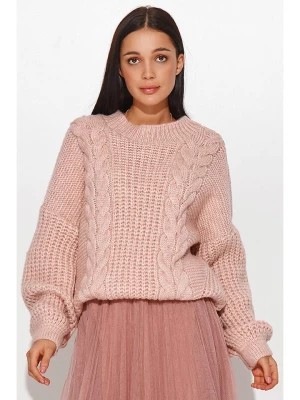 Zdjęcie produktu numinou Sweter w kolorze różowym rozmiar: onesize