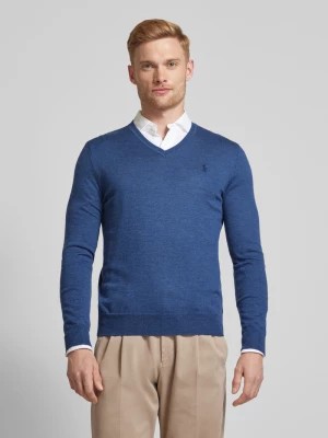 Zdjęcie produktu Sweter wełniany z wyhaftowanym logo Polo Ralph Lauren