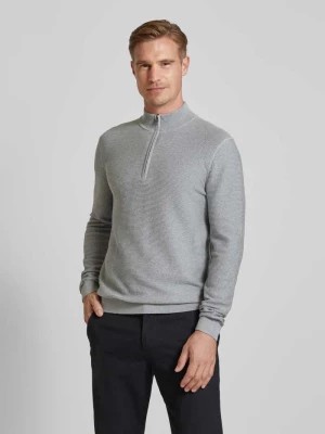 Zdjęcie produktu Sweter z dzianiny o kroju slim fit ze stójką OLYMP Level Five