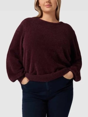 Zdjęcie produktu Sweter z dzianiny PLUS SIZE z okrągłym dekoltem Samoon