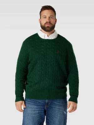Zdjęcie produktu Sweter z dzianiny PLUS SIZE ze ściegiem warkoczowym Polo Ralph Lauren Big & Tall