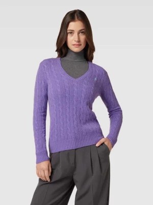 Zdjęcie produktu Sweter z dzianiny z domieszką kaszmiru model ‘KIMBERLY’ Polo Ralph Lauren