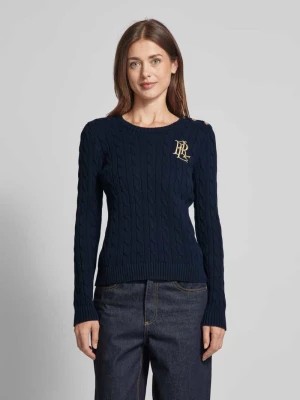 Zdjęcie produktu Sweter z dzianiny z wyhaftowanym logo model ‘MONTIVA’ Lauren Ralph Lauren