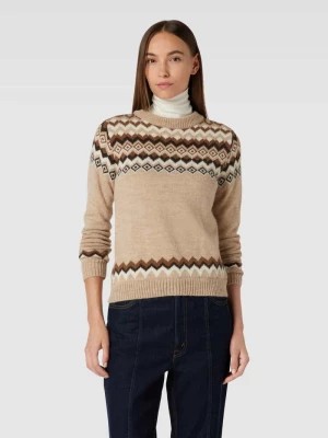 Zdjęcie produktu Sweter z dzianiny ze wzorem na całej powierzchni ‘EDICOLA’ Weekend Max Mara