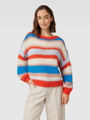 Zdjęcie produktu Sweter z dzianiny ze wzorem w blokowe pasy model ‘LANEY’ Vero Moda