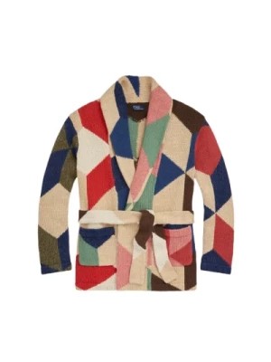 Zdjęcie produktu Sweter z Kardiganem w stylu patchwork Polo Ralph Lauren