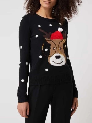Zdjęcie produktu Sweter z motywem świątecznym model ‘Tinsel’ Vero Moda
