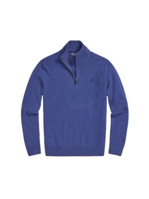 Zdjęcie produktu Sweter z półzamek z wełny merino Polo Ralph Lauren