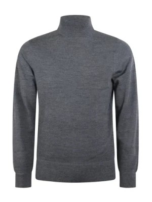 Zdjęcie produktu Sweter z wełny merynosa z kołnierzem stójką Calvin Klein