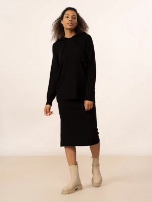 Zdjęcie produktu Sweter z wiskozą damski - czarny OUTHORN