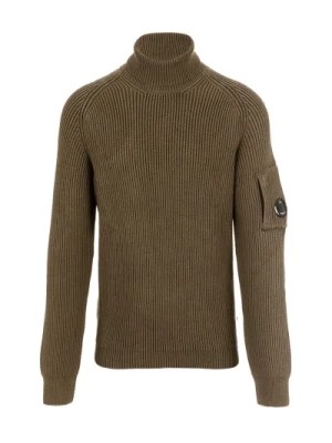 Zdjęcie produktu Sweter z Wysokim Kołnierzem w Paski C.p. Company