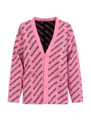 Zdjęcie produktu Sweter z Wzorem w Różu i Czerni Balenciaga