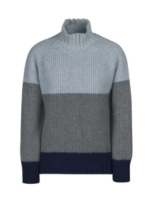 Zdjęcie produktu Sweter z wzorem warkoczowym z golfem Moorer