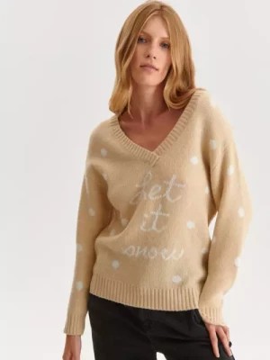 Zdjęcie produktu Sweter z zimowym motywem TOP SECRET
