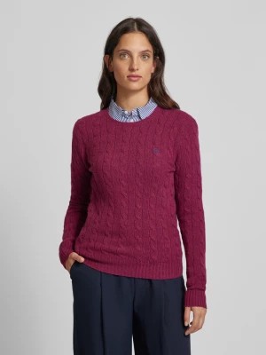 Zdjęcie produktu Sweter ze ściegiem warkoczowym model ‘JULIANNA’ Polo Ralph Lauren