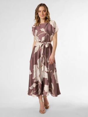 Zdjęcie produktu Swing Damska sukienka wieczorowa Kobiety Satyna różowy wzorzysty,