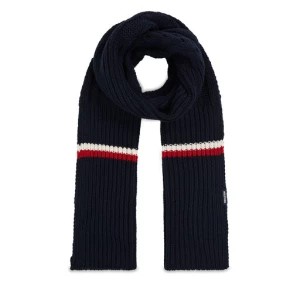 Zdjęcie produktu Szalik Tommy Hilfiger Monotype Chunky Knit Scarf AM0AM11507 Granatowy