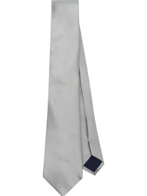 Zdjęcie produktu Szara Kolekcja Jedwabnych Krawatów Corneliani