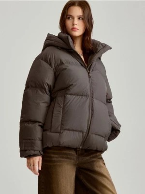 Zdjęcie produktu Szara kurtka puffer oversize House