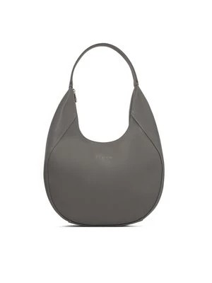 Zdjęcie produktu Szara torebka na ramię w kształcie półksiężyca Kazar