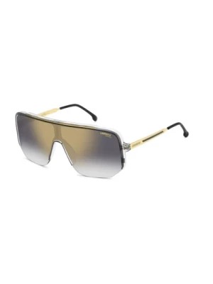 Zdjęcie produktu Szare Okulary przeciwsłoneczne z Złotym Lustrem Carrera