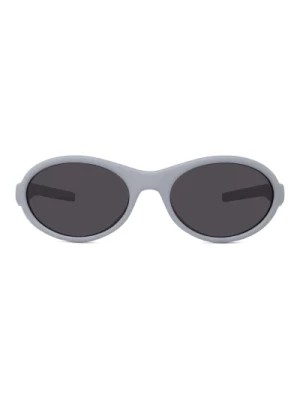 Zdjęcie produktu Szare Owalne Okulary Przeciwsłoneczne z Zintegrowanymi Osłonami Bocznymi Givenchy