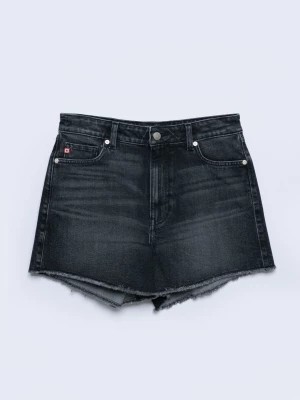 Zdjęcie produktu Szorty damskie jeansowe z linii Authentic czarne z przetarciami Authentic Girl 913 BIG STAR