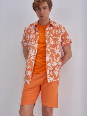 Zdjęcie produktu Szorty dresowe męskie pomaraŅczowe Matt 700 BIG STAR
