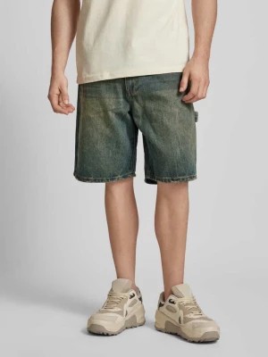 Zdjęcie produktu Szorty jeansowe o kroju baggy fit z 5 kieszeniami REVIEW