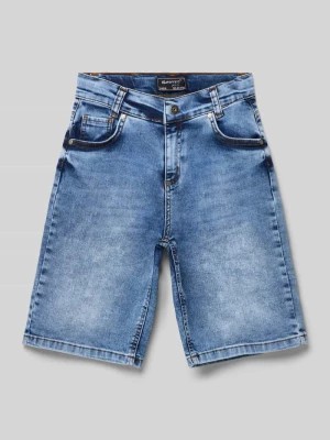 Zdjęcie produktu Szorty jeansowe o kroju regular fit z 5 kieszeniami Blue Effect