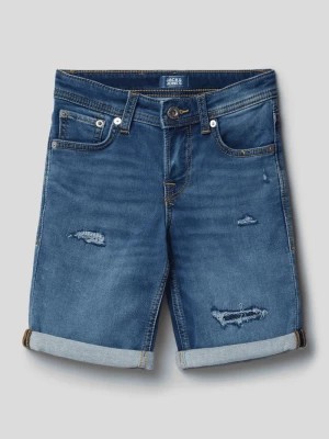 Zdjęcie produktu Szorty jeansowe o kroju regular fit z 5 kieszeniami model ‘RICK’ jack & jones