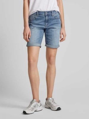 Zdjęcie produktu Szorty jeansowe o kroju regular fit z przetarciami model ‘Elyse’ Silver Jeans