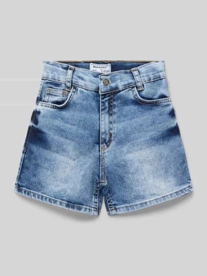 Zdjęcie produktu Szorty jeansowe z efektem znoszenia Blue Effect