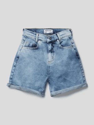 Zdjęcie produktu Szorty jeansowe z przyszytymi mankietami nogawek Blue Effect