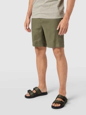 Zdjęcie produktu Szorty lniane z częściowo elastycznym pasem model ‘Hunt Linen Shorts’ MOS MOSH
