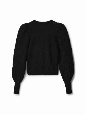 Zdjęcie produktu Szydełkowy sweter z tłoczeniem Desigual