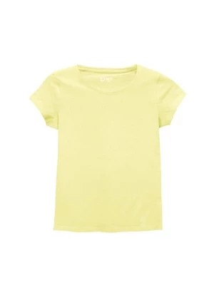 Zdjęcie produktu T-shirt damski dzianinowy- żółty Moraj