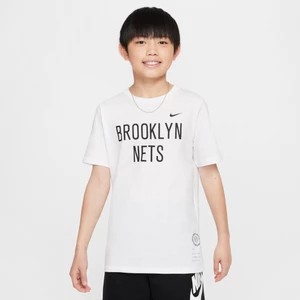Zdjęcie produktu T-shirt dla dużych dzieci (chłopców) Nike NBA Brooklyn Nets Essential - Biel