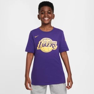 Zdjęcie produktu T-shirt dla dużych dzieci (chłopców) Nike NBA Los Angeles Lakers Essential - Fiolet