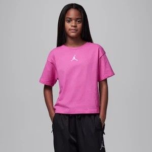Zdjęcie produktu T-shirt dla dużych dzieci (dziewcząt) Jordan - Różowy