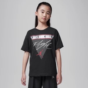 Zdjęcie produktu T-shirt dla dużych dzieci Jordan Flight Jumpman - Czerń