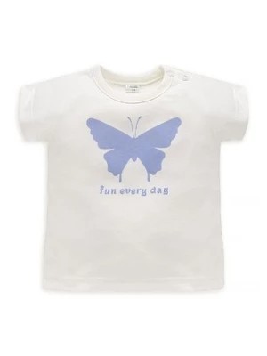 Zdjęcie produktu T-shirt dla dziewczynki z bawełny Imagine ecru Pinokio