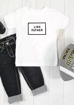 Zdjęcie produktu T-shirt dziecięcy " like father "